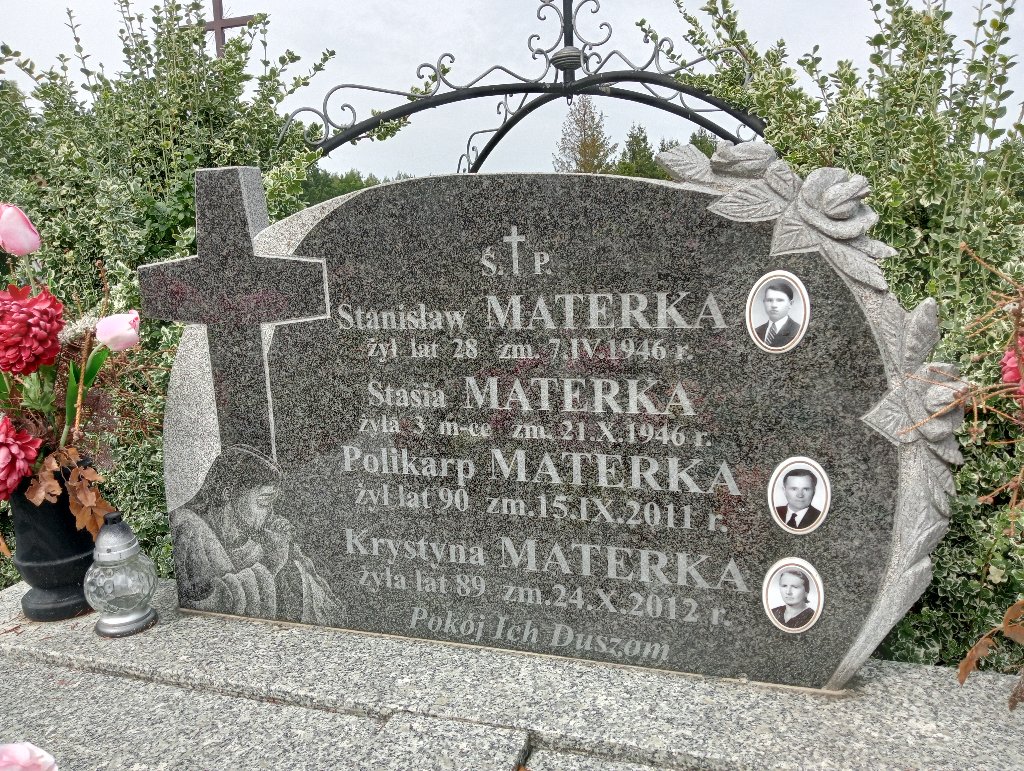 Grób Polikarp Materka